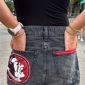 FSU Hollister Mini Skirt